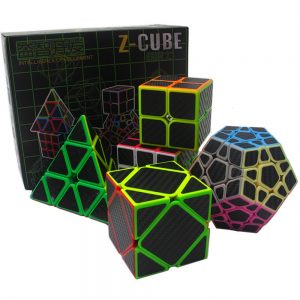 Z cube sets with carbon stickers (5pcs)