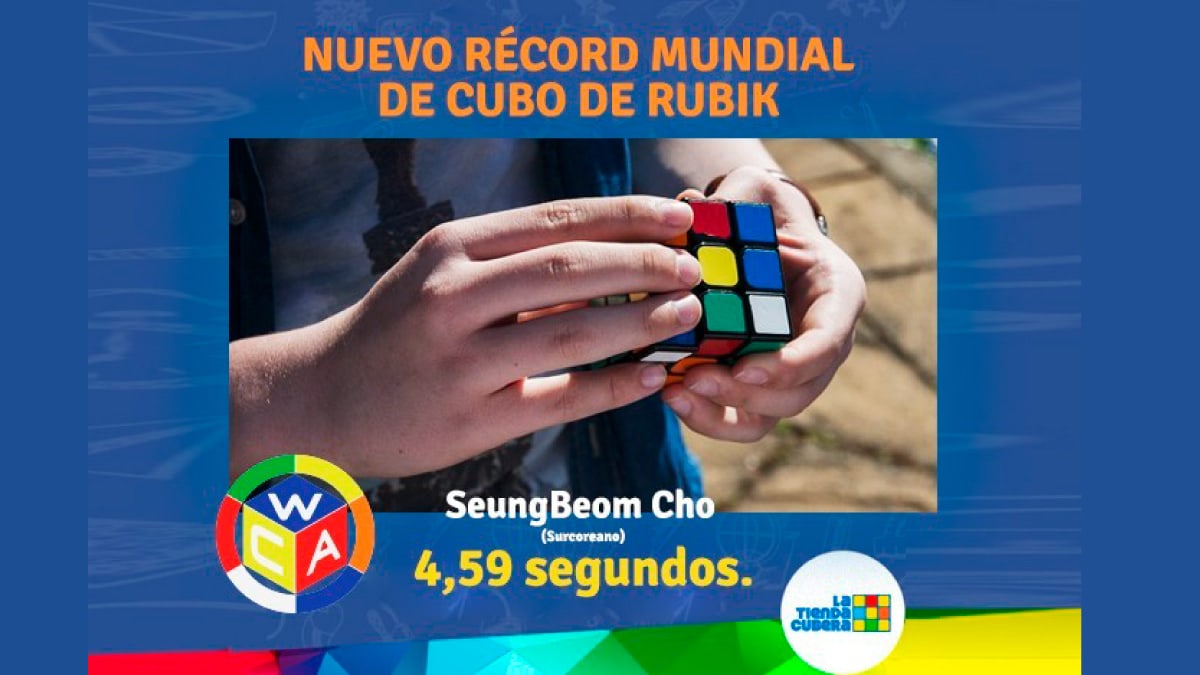 Nuevo record en armar un cubo de rubik 2017 – Post